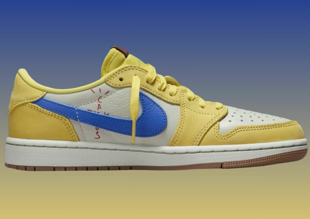 Travis Scott Air Jordan 1 Low OG Canary DZ4137-700 Release Info