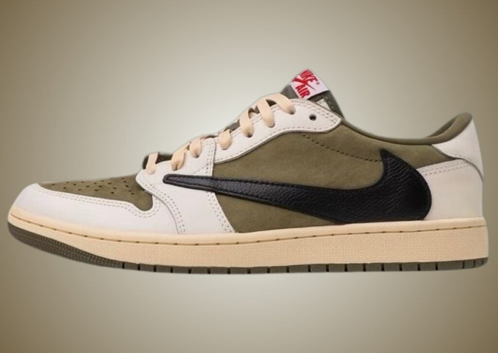 Travis Scott Air Jordan 1 Low OG Medium Olive DM7866-200 Release Info