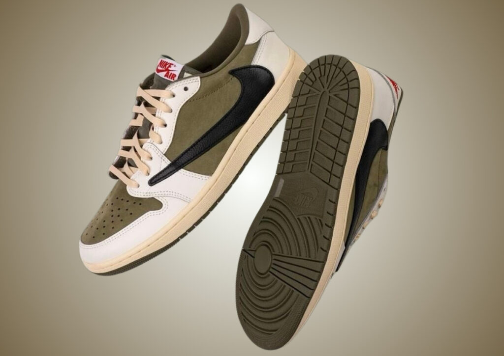 Travis Scott Air Jordan 1 Low OG Medium Olive DM7866-200 Release Info