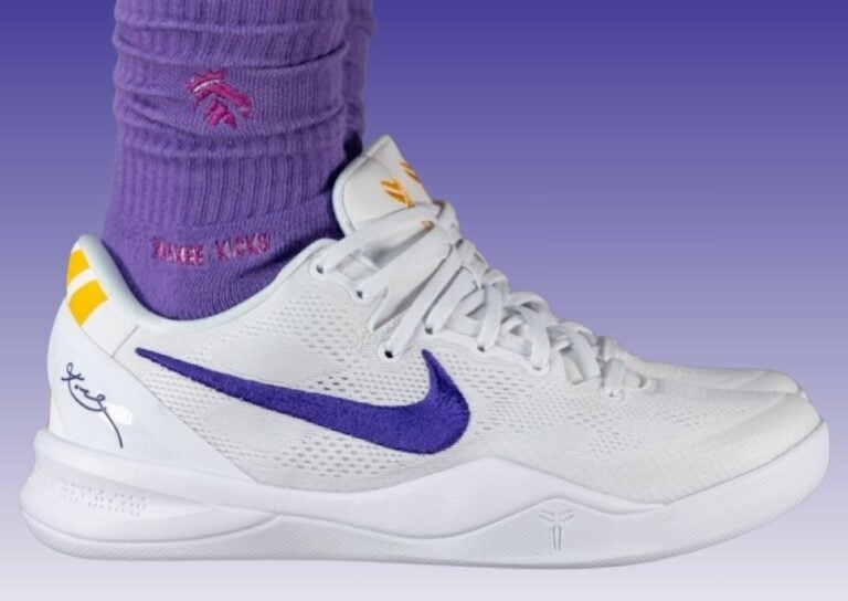 Nike Kobe 8 Protro Lakers Home On-Foot