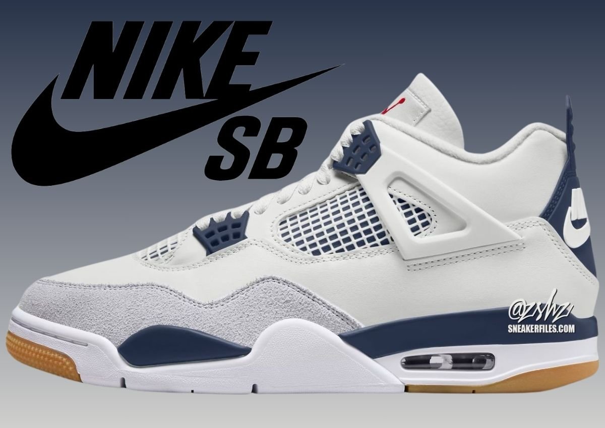 Nike SB x Air Jordan 4 “Navy” Releases Spring 2025