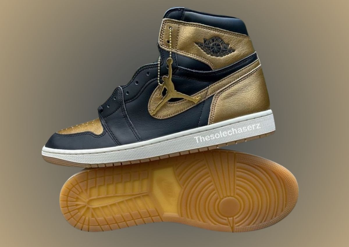 24k gold jordan 1