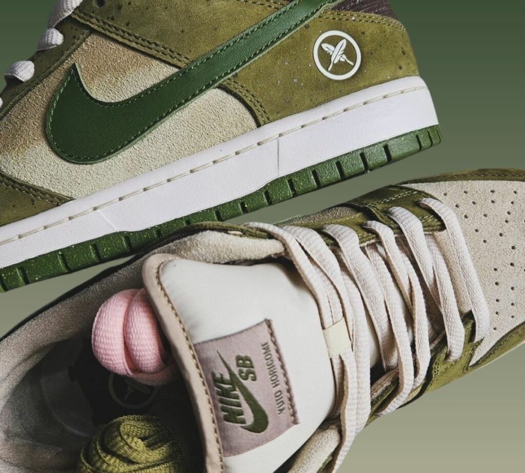 Yuto Horigome Nike SB Dunk Low Asparagus HF8022-300