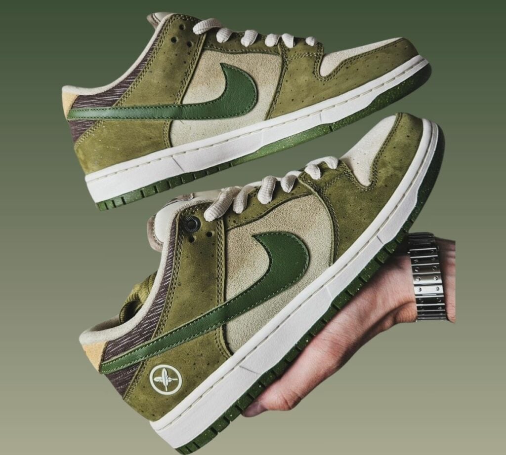 Yuto Horigome Nike SB Dunk Low Asparagus HF8022-300