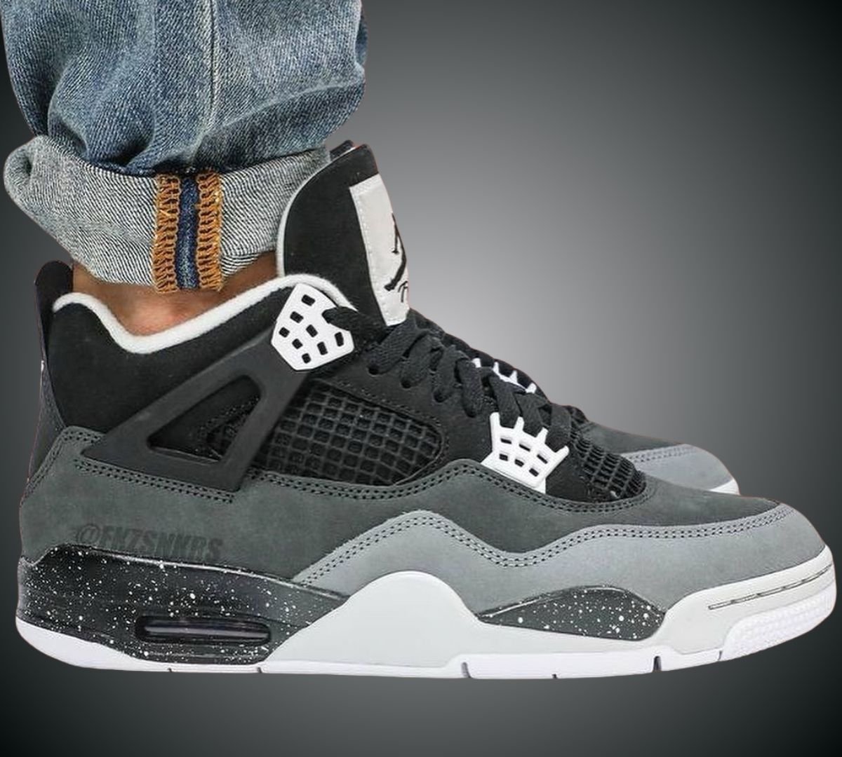 jordan 4 fear on feet