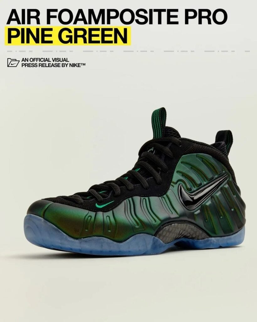 Nike Air Foamposite Pro Pine Green 2025 HF0794-300
