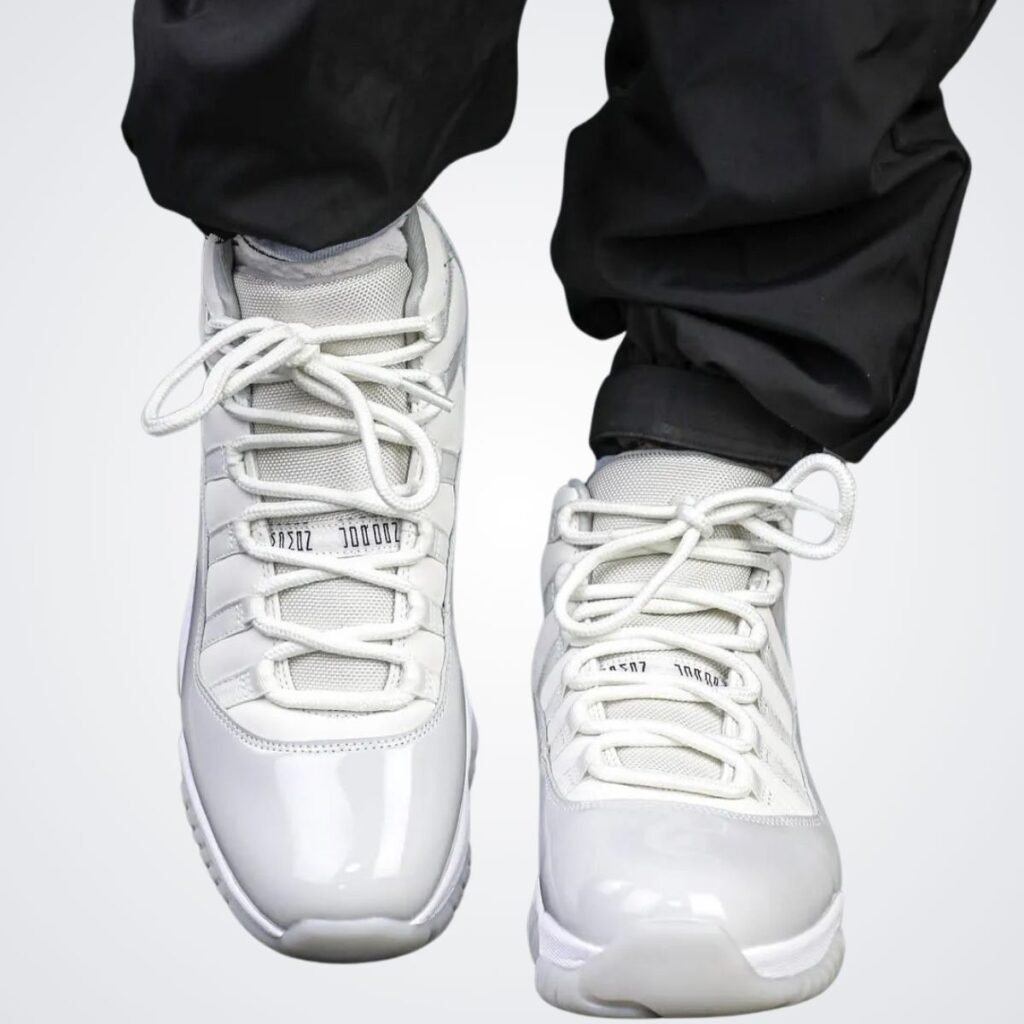 Air Jordan 11 Sail Grand Finale On-Feet