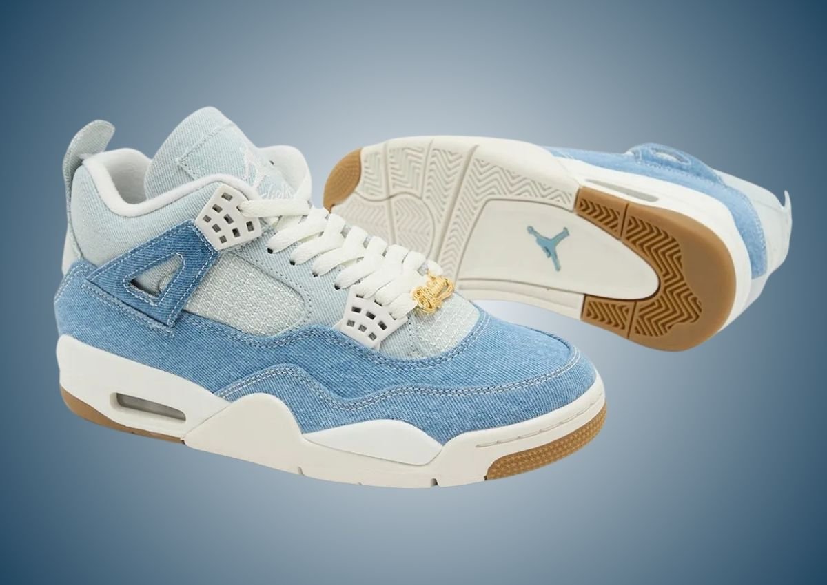 blue denim jordan 4
