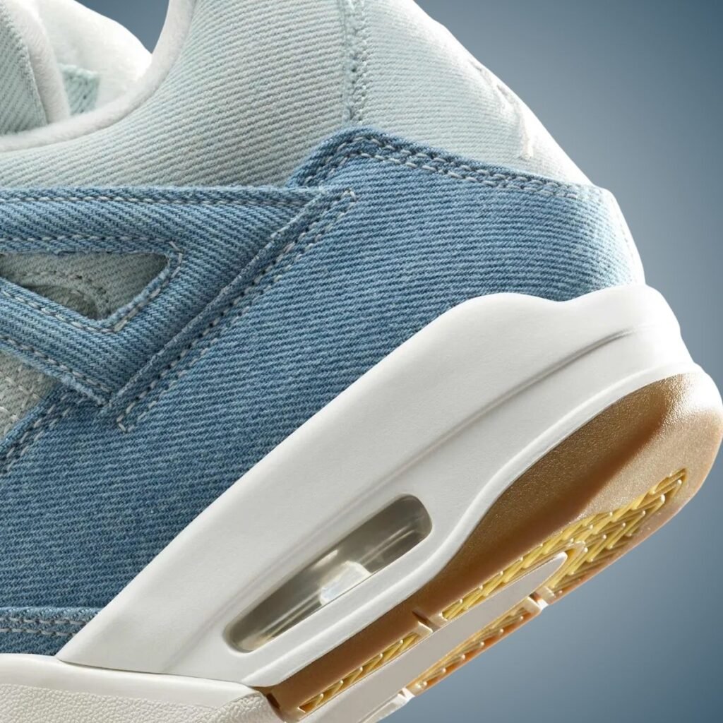 Air Jordan 4 Denim Worn Blue Womens IB6716-100