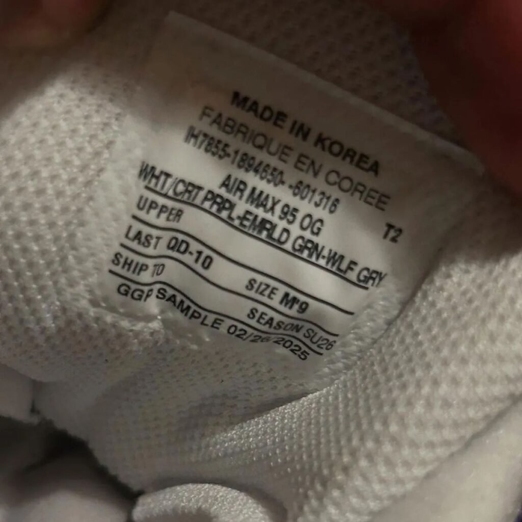 Nike Air Max 95 OG Big Bubble Grape 2026