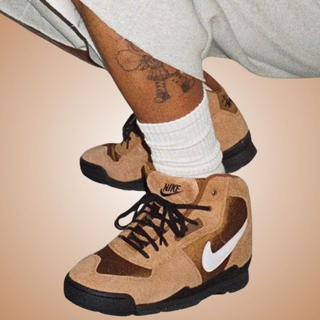 STUSSY & NIKE AIR BALTORO ブラウン Nike x Stussy】Air Baltoro British Tan Brown☆正規品 (STUSSY