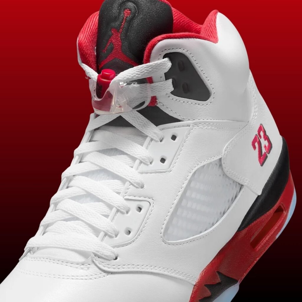 Air Jordan 5 Fire Red Black Tongue 2025 Release Info