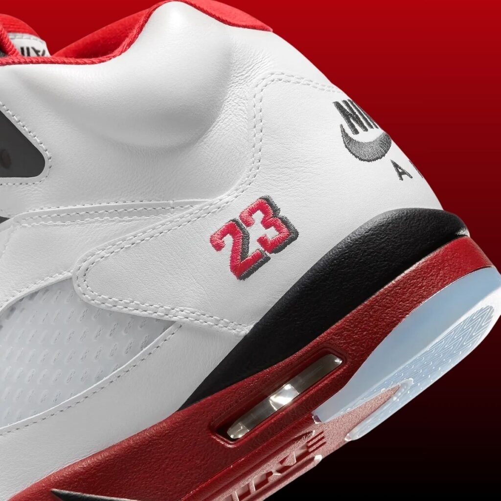 Air Jordan 5 Fire Red Black Tongue 2025 Release Info