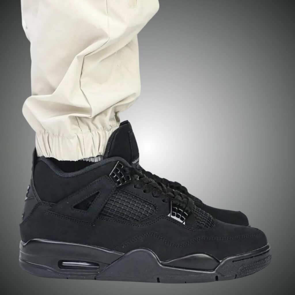 Black Cat Air Jordan 4 2025 On-Feet
