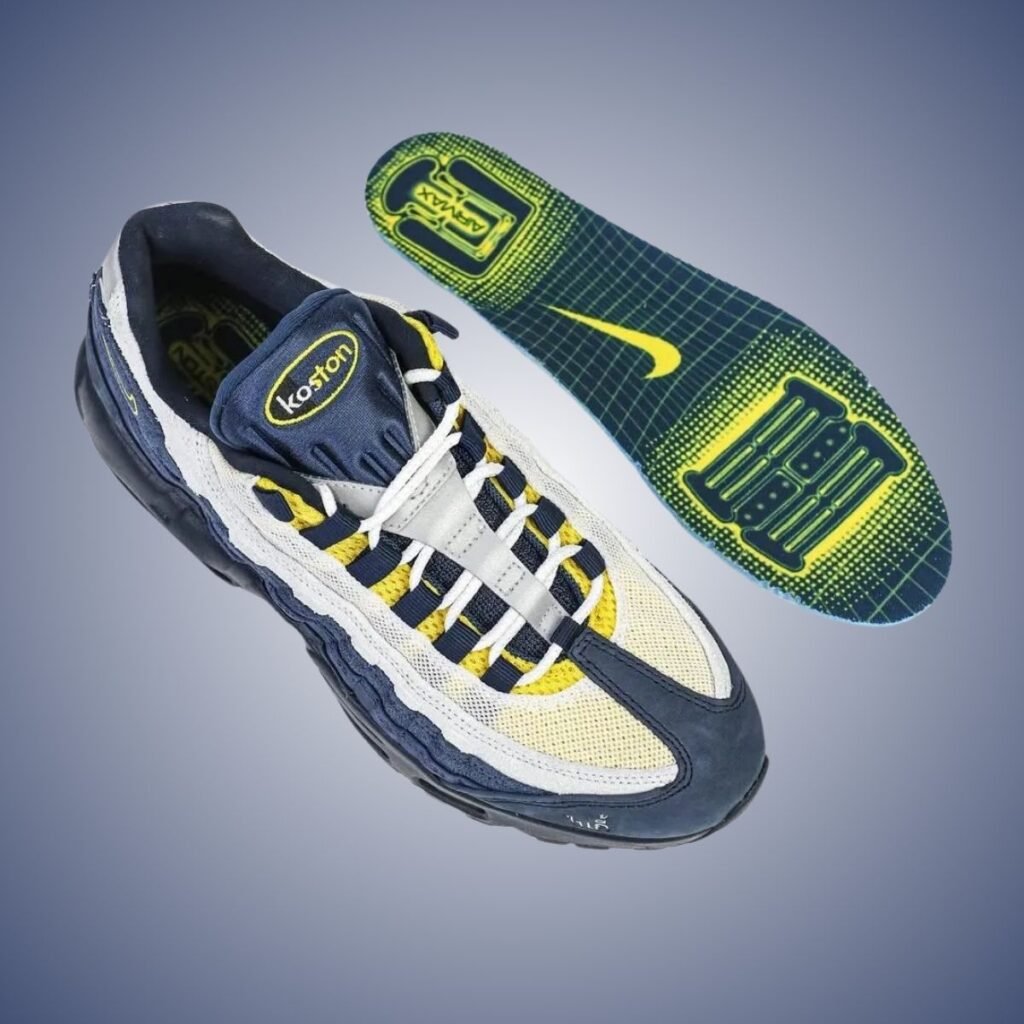 Eric Koston Nike SB Air Max 95 Obsidian Speed Yellow Midnight Navy HQ8492-400