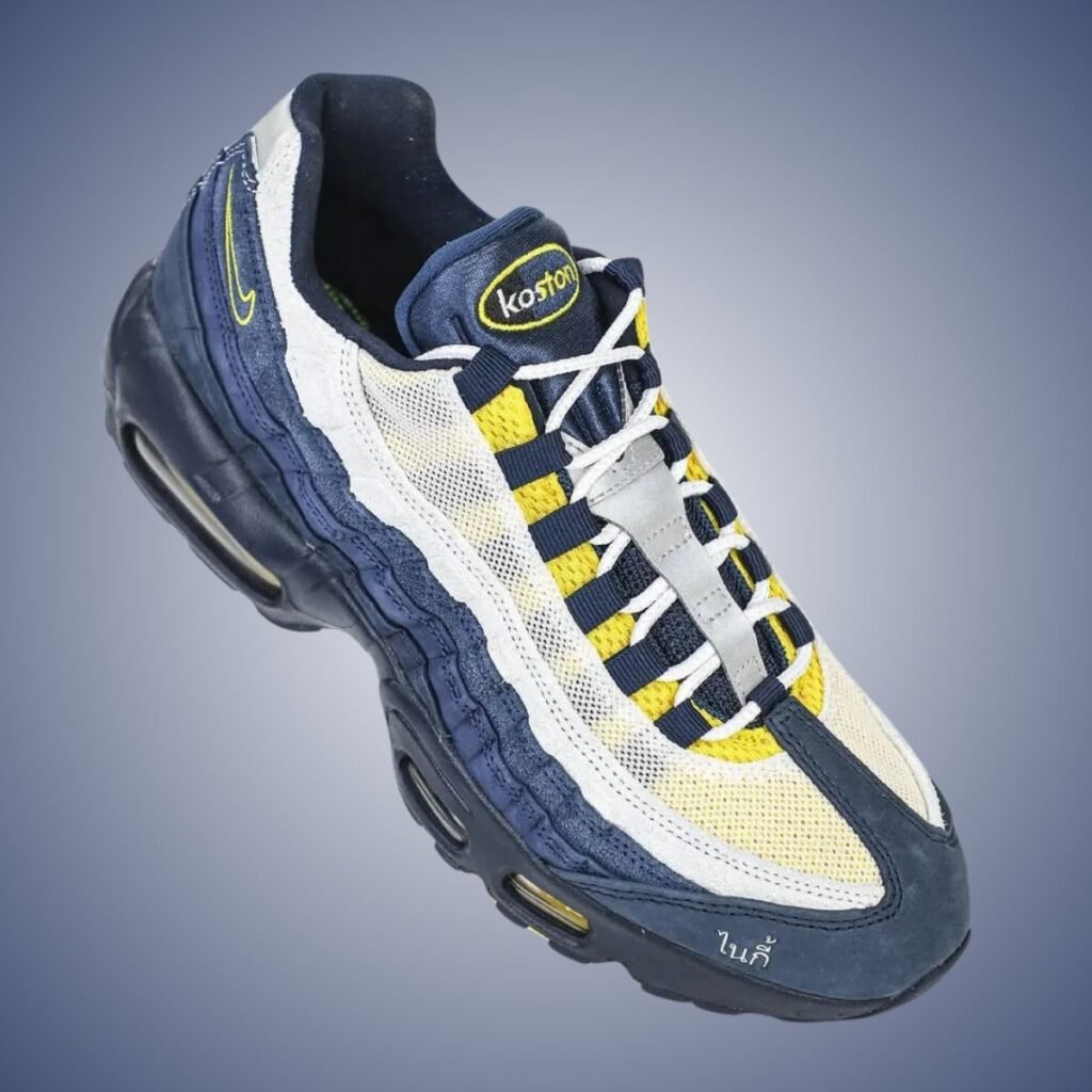 Eric Koston Nike SB Air Max 95 Obsidian Speed Yellow Midnight Navy HQ8492-400