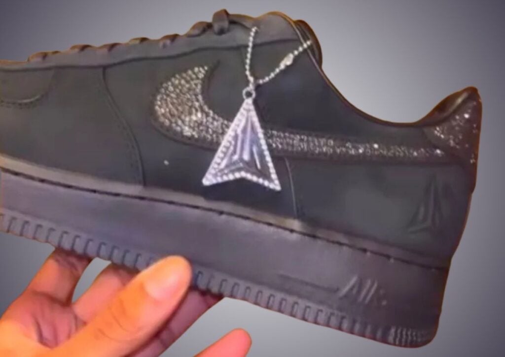 Ja Morant Nike Air Force 1 Swarovski IQ9772-001 2025