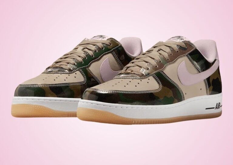 ローカットスニーカー NIKE / AIR FORCE 1 LOW RETRO/26.5cm/KHK/HQ1967-200 Nike Air Force 1 Low Camo Pink Swoosh HQ1967-200 | SneakerFiles