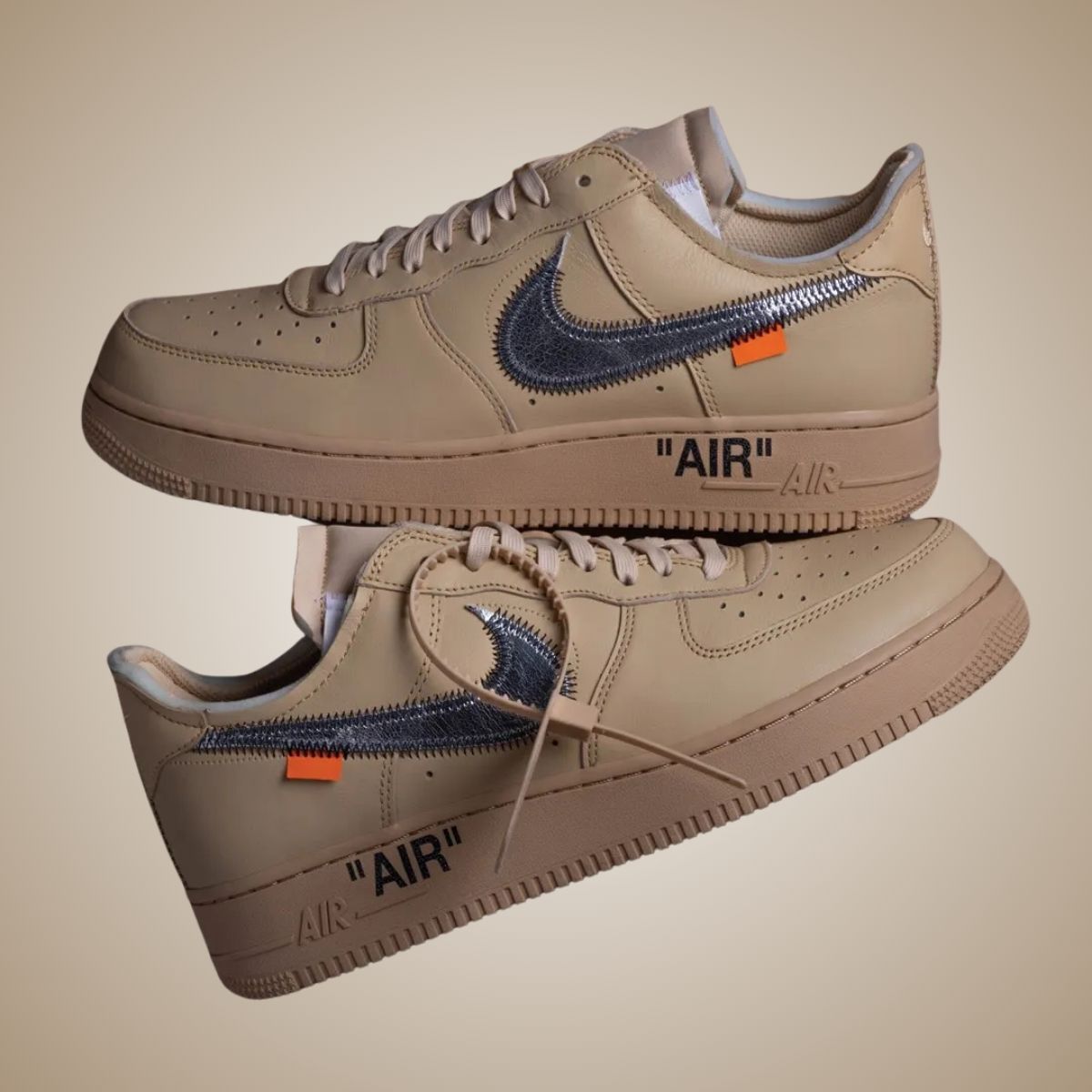 Off White X Nike Air Force 1 Low Sesame FD6900 200 SneakerFiles Off White X Nike Air Force 1 Low Sesame FD6900 200 SneakerFiles