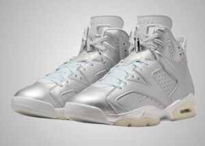 PSG Air Jordan 6 Metallic Silver IQ5135-001