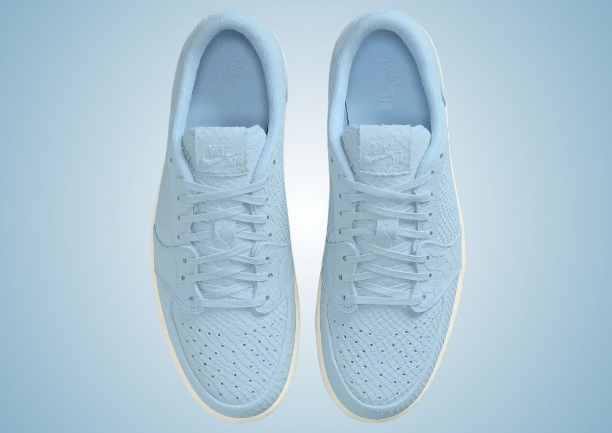 Air Jordan 1 Low NS Ice Blue Python 872782-441 | SneakerFiles