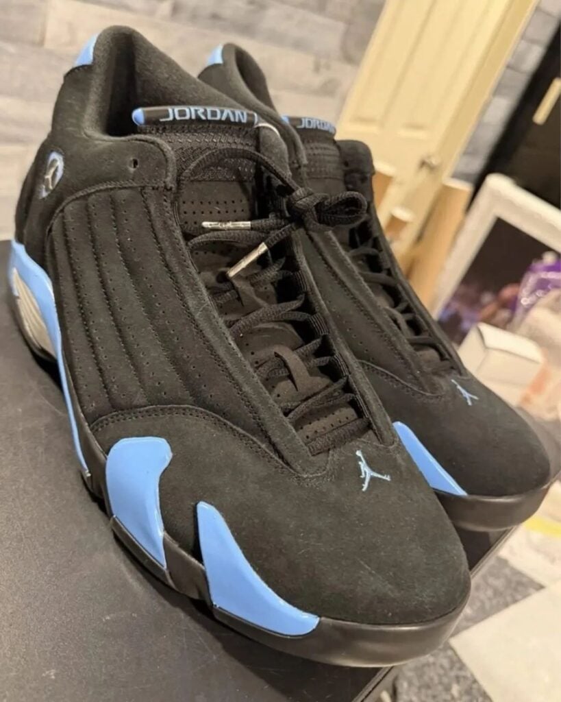 Air Jordan 14 Black University Blue 487471-007 2026
