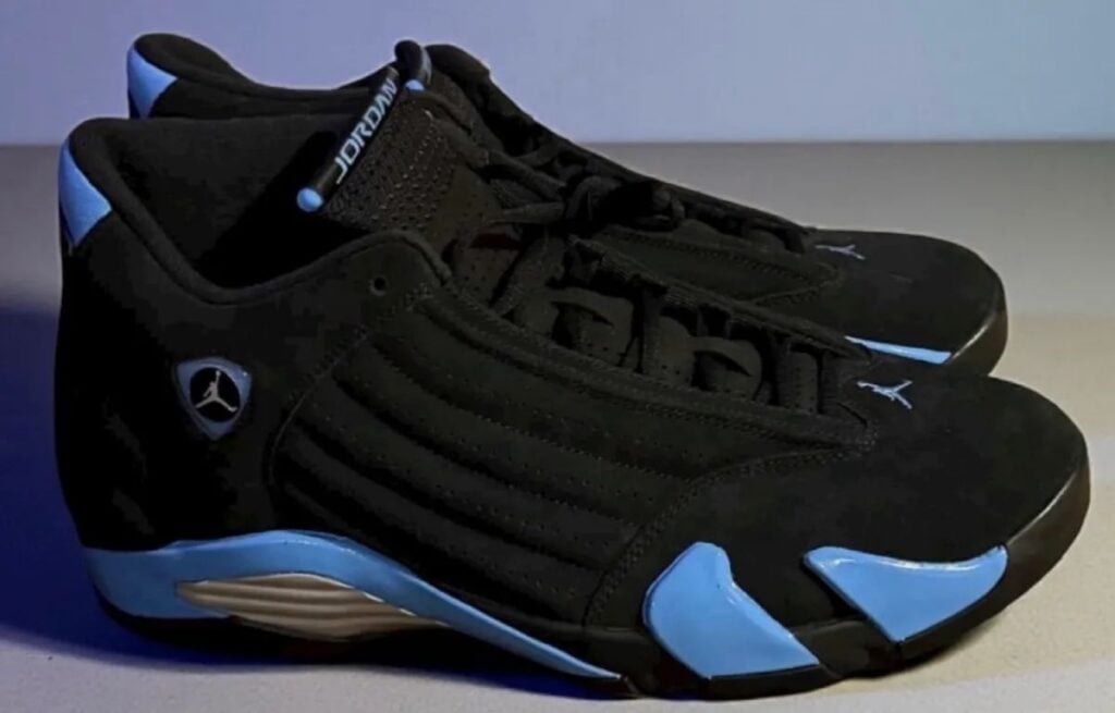 Air Jordan 14 Black University Blue 487471-007 2026