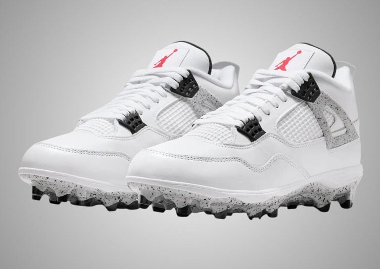 Air Jordan 4 White Cement Cleats HQ0207-106 | SneakerFiles
