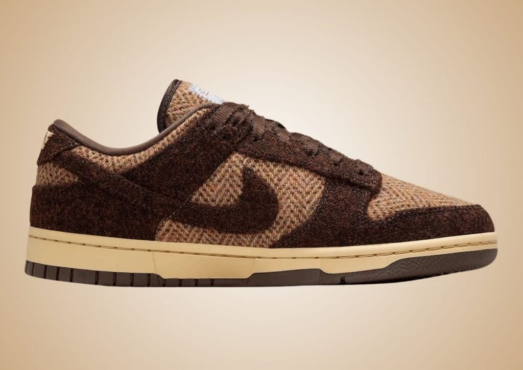 Harris Tweed Nike Dunk Low Sesame Baroque Brown IO0052-200