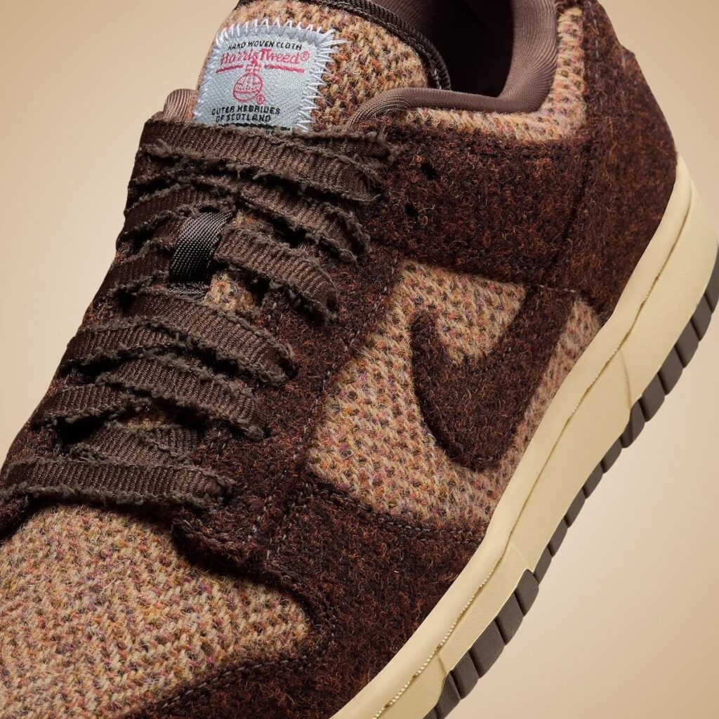 Harris Tweed Nike Dunk Low Sesame Baroque Brown IO0052-200