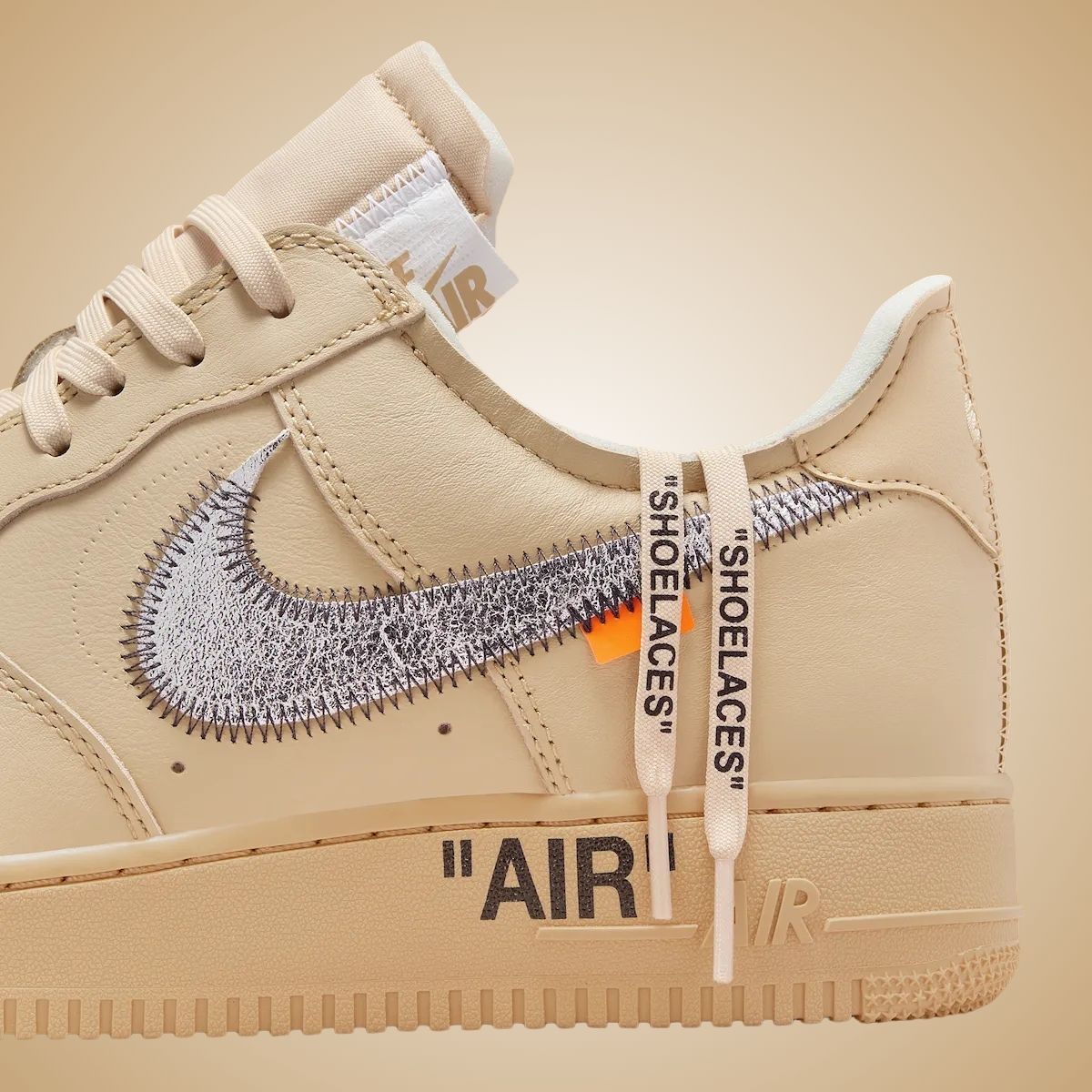 Off White X Nike Air Force 1 Low Sesame FD6900 200 SneakerFiles Off White X Nike Air Force 1 Low Sesame FD6900 200 SneakerFiles