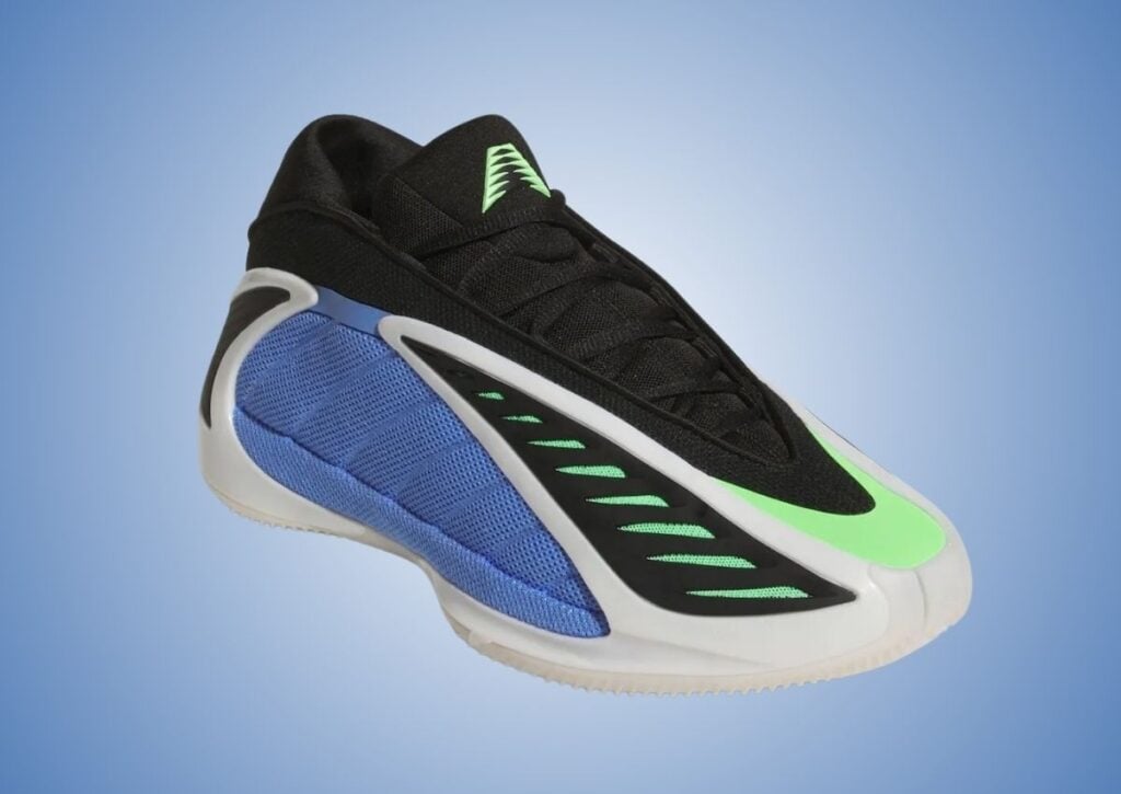 adidas Anthony Edwards 2 Blue Fusion Lime Burst JR4359