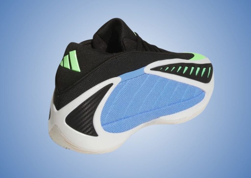 adidas Anthony Edwards 2 Blue Fusion Lime Burst JR4359