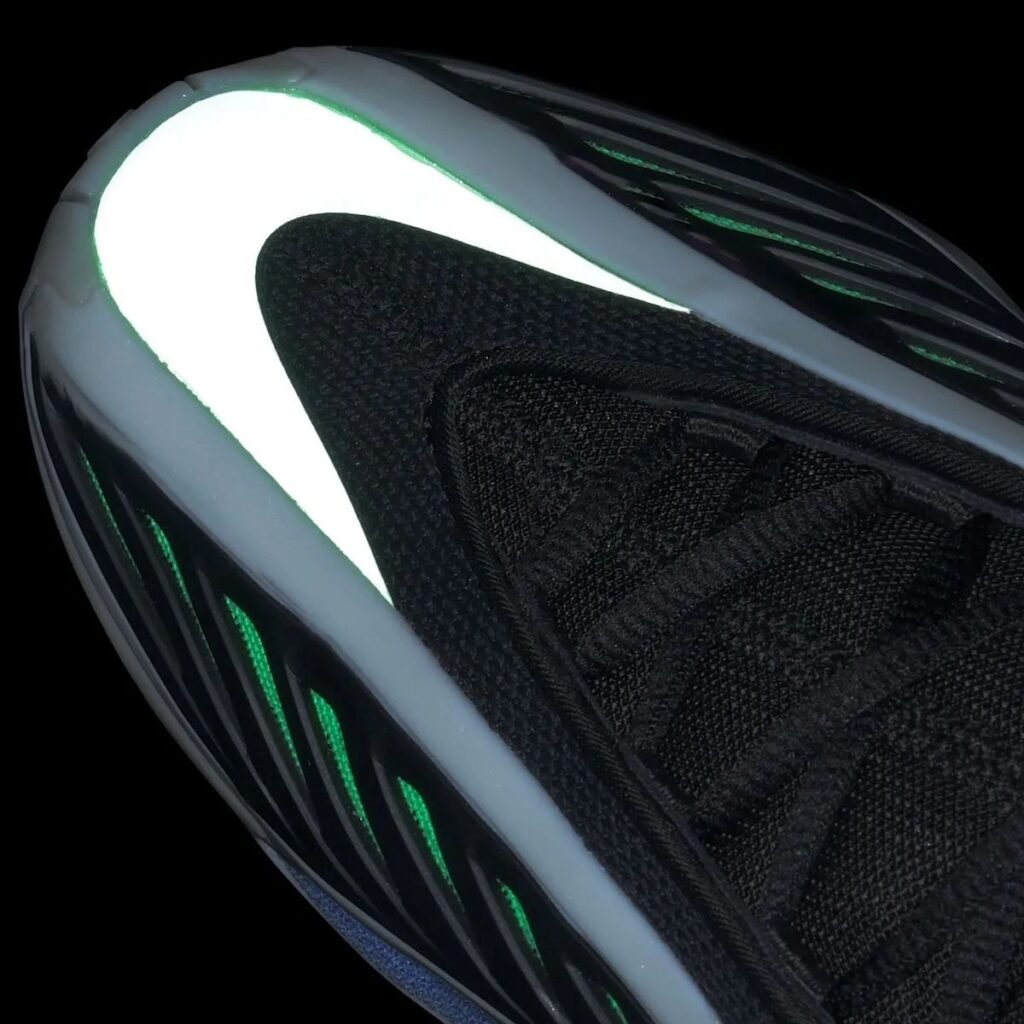 adidas Anthony Edwards 2 Blue Fusion Lime Burst JR4359