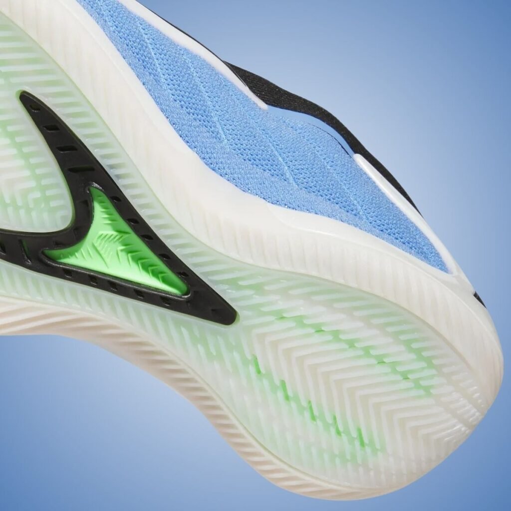 adidas Anthony Edwards 2 Blue Fusion Lime Burst JR4359