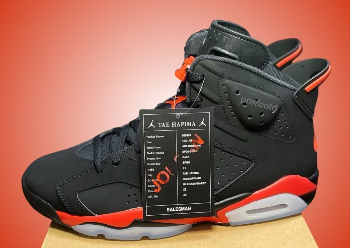 Air Jordan 6 Reverse Infrared 2026 CT8529-001 | SneakerFiles