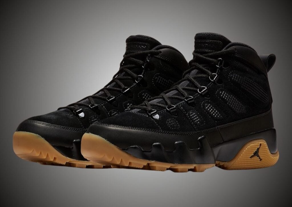Air Jordan 9 Boot Black Gum Light Brown AR4491-025