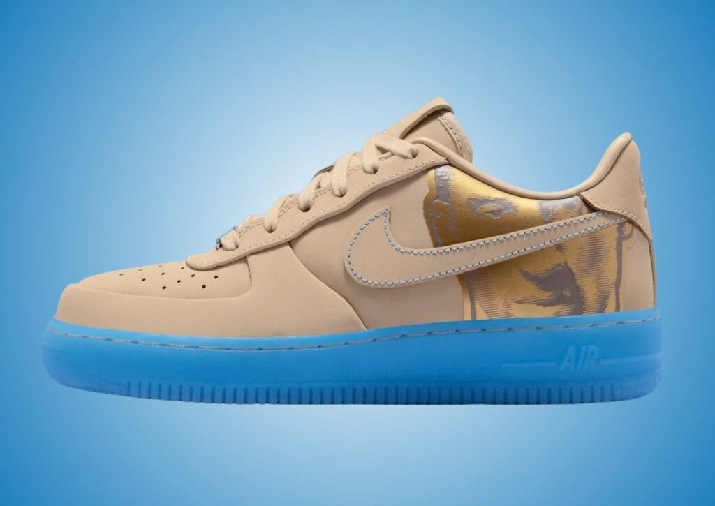 Kobe Bryant Nike Air Force 1 Low Linen University Blue IQ4936-200