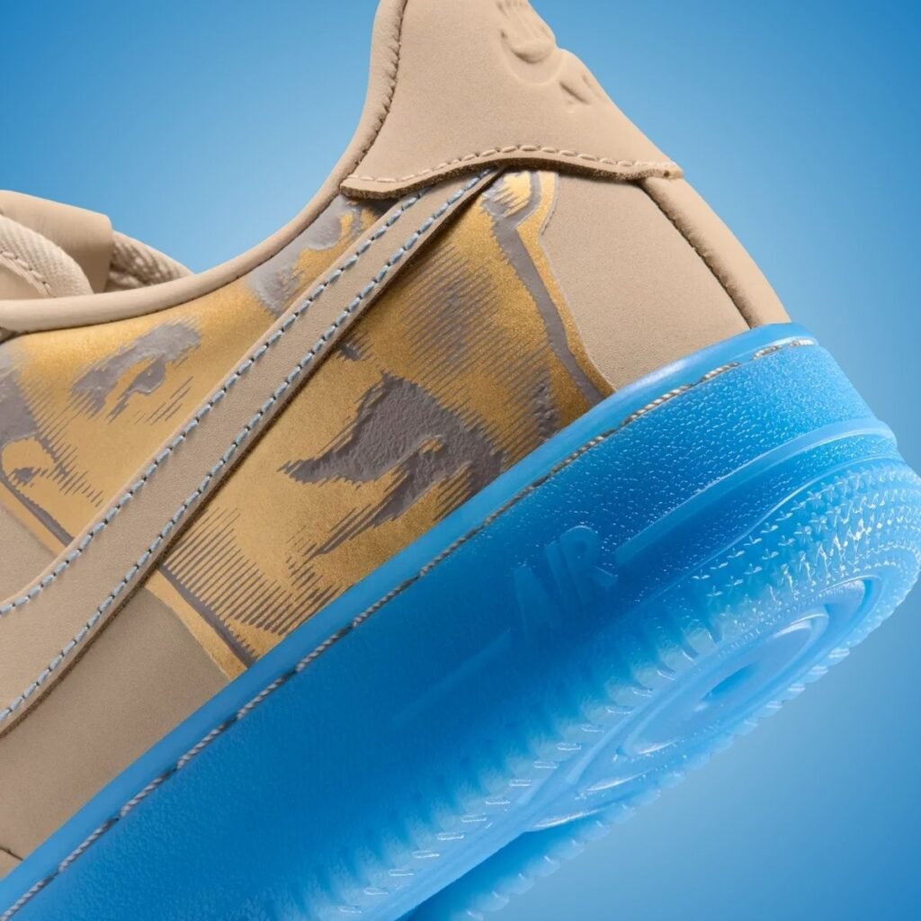 Kobe Bryant Nike Air Force 1 Low Linen University Blue IQ4936-200