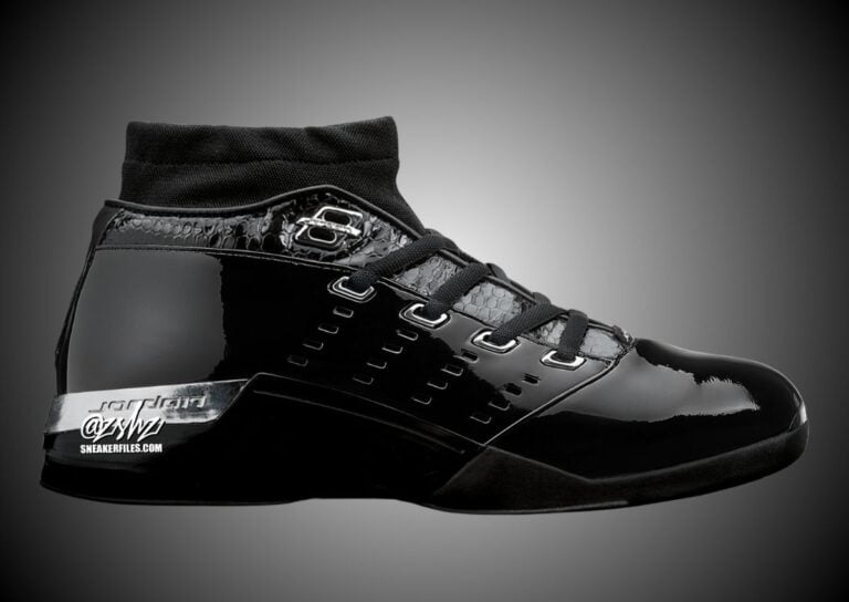 Air Jordan 17 (XVII) Retro Black / Metallic Silver Countdown