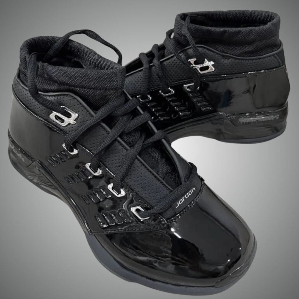 Air Jordan 17 Low Black Patent IV7640-001