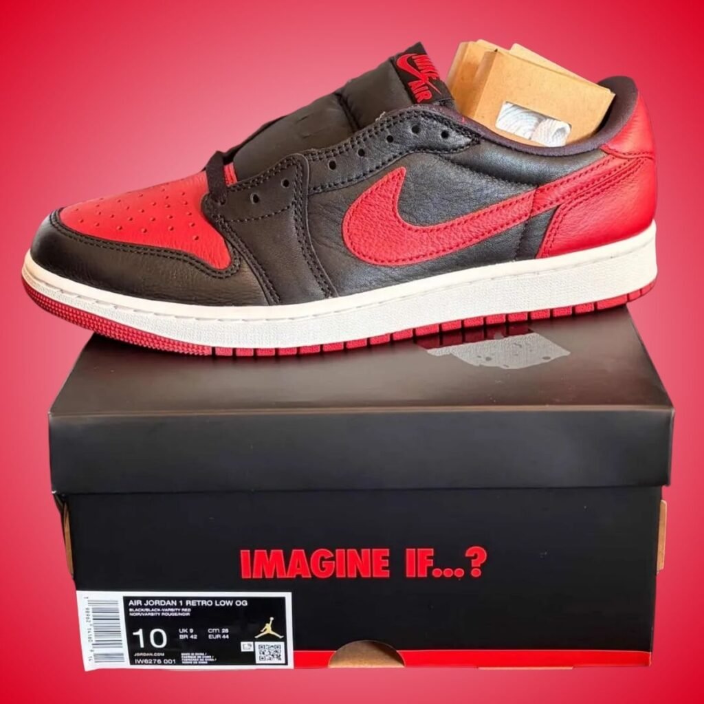 Air Jordan 1 Low OG Banned 2026 IW6276-001