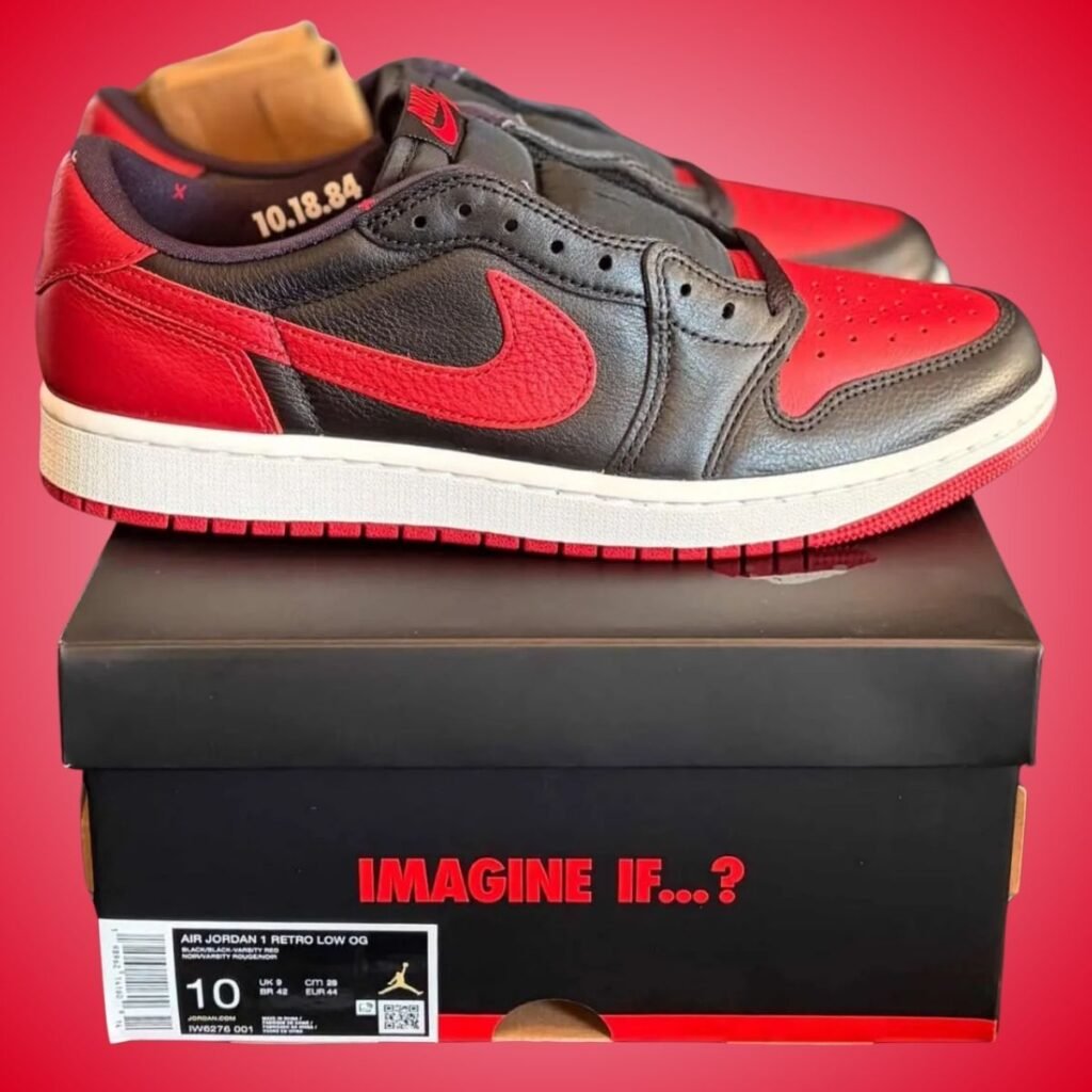 Air Jordan 1 Low OG Banned 2026 IW6276-001