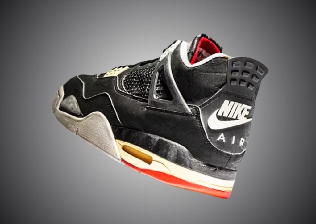 Air Jordan 4 Bred 1989 Heel