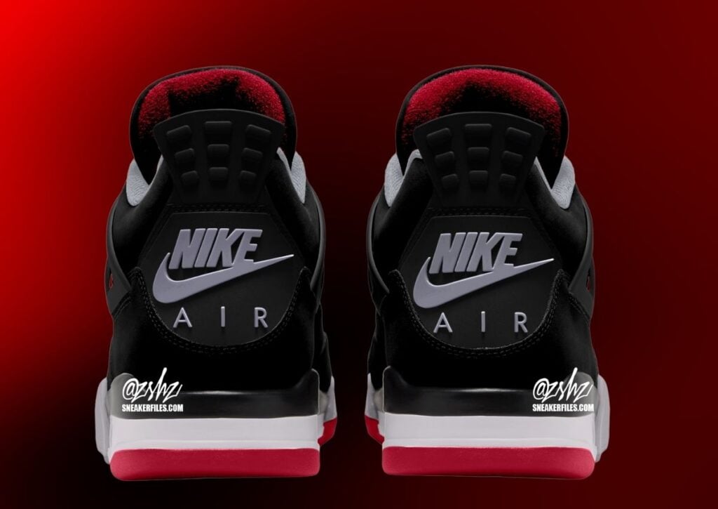 Air Jordan 4 Bred 2026 Heel