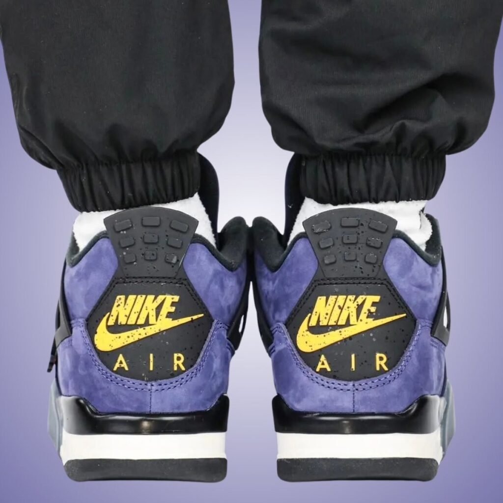 Air Jordan 4 Lakers Lakeshow FV5029-500 On-Feet