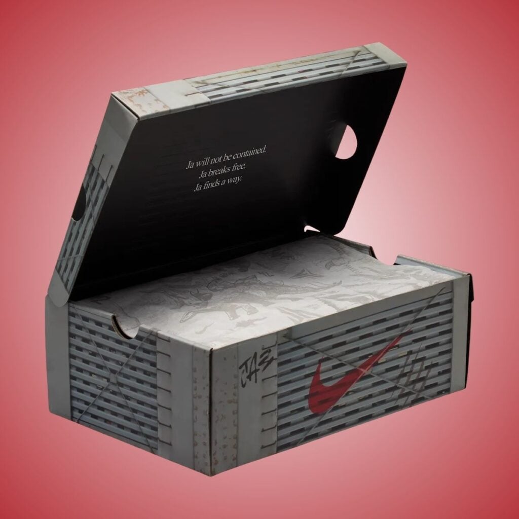 Jurassic Park Nike Ja 3 Raptor Anthracite IU7240-001