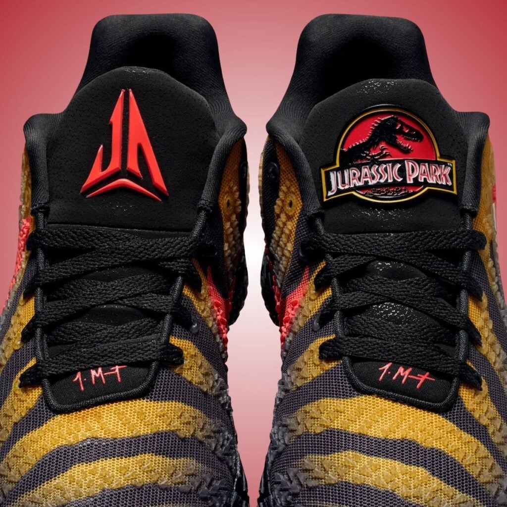 Jurassic Park Nike Ja 3 Raptor Anthracite IU7240-001
