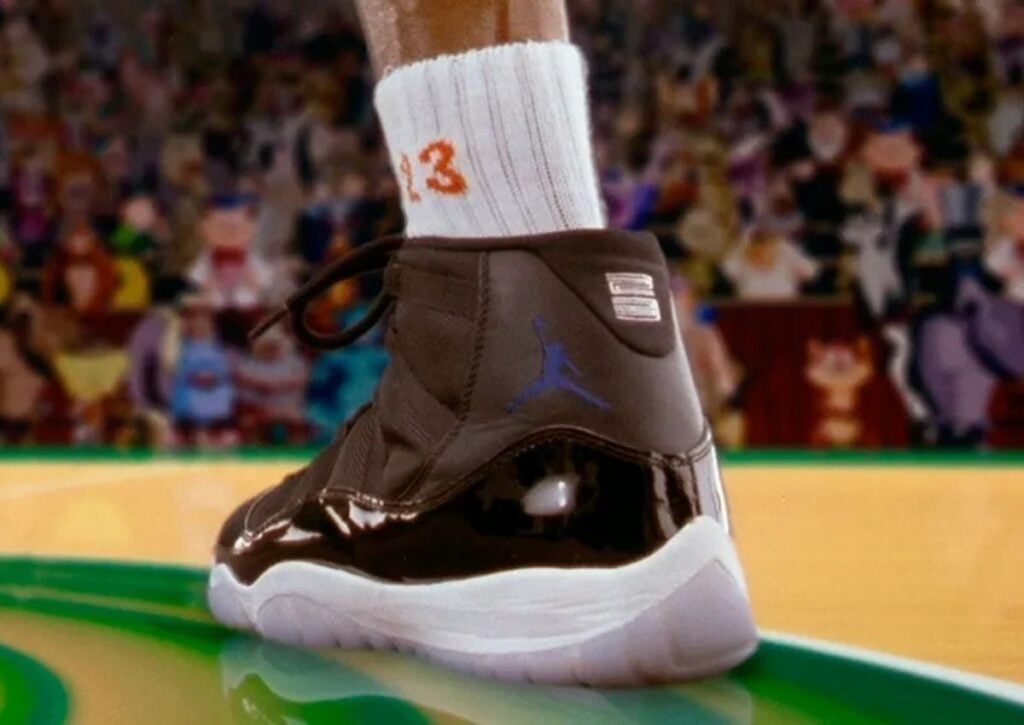 Michael Jordan Wearing Air Jordan 11 Space Jam Movie