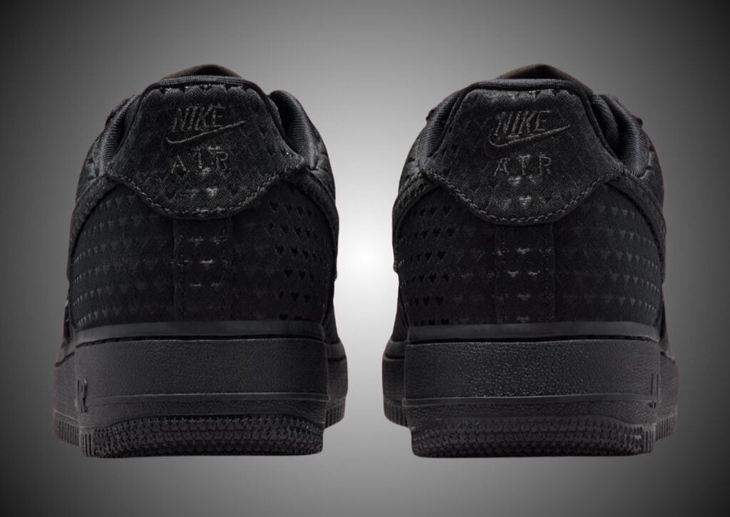 Nike Air Force 1 Low Valentines Day Triple Black IQ9965-001